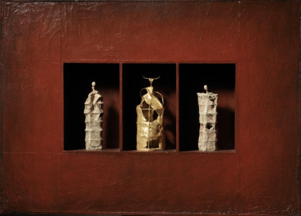 Idolatrija / Idolatry, me&amp;scaron;ana tehnika / mixed technique, 2004, 24x18x6 cm