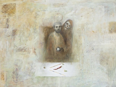 Ab Aeternum, olje na platno / oil on canvas, 2002, 60x80 cm