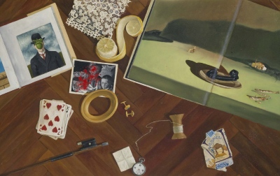 Pet čutov / Five senses, olje na platnu / oil on canvas, 1980, 50x77 cm